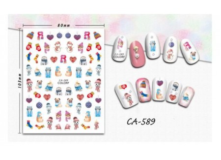 3D Nail Stickers - CA-589